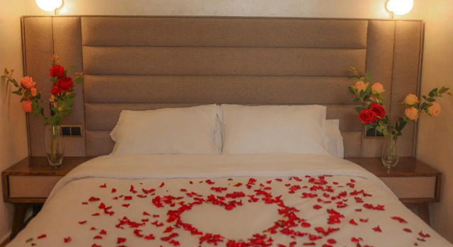 Lüks çift kişilik oda Hôtel Des Lilas