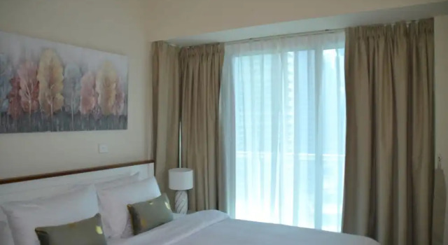 Апартаменты c 1 комнатой с балконом Delightful Lake View 1 Bedroom in JLT