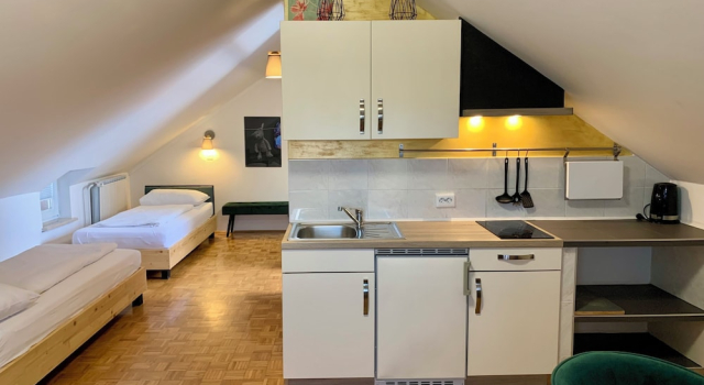 Студия с видом на сад Hotel Maj Inn
