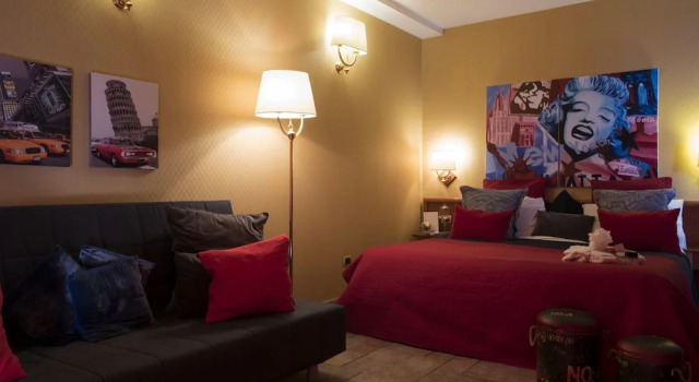 Deluxe dobbelt værelse med altan De Curtis Palace