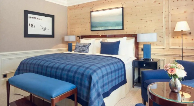 Superior Lake Side Double room Kulm Hotel St. Moritz