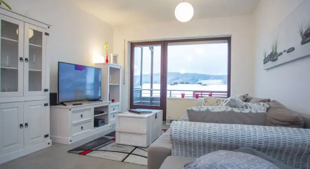 Апартаменты с балконом Helle Wohnung bei Winterberg mit Balkon
