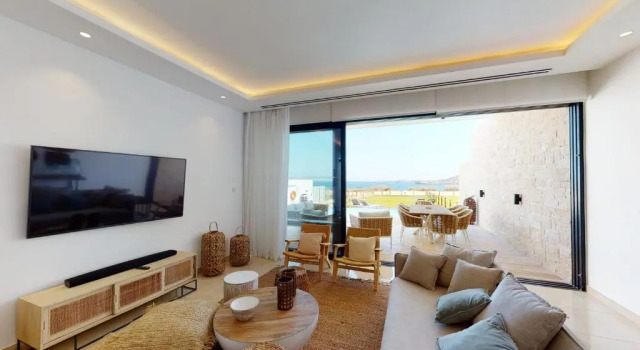 Вилла рядом с пляжем Periyiali Konnos Villas Beach Resort