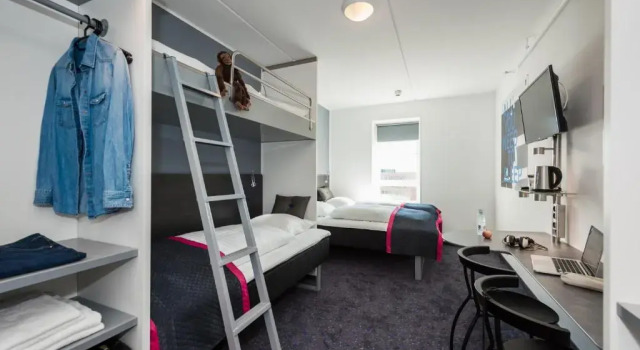Семейный номер Commodore Cabinn Copenhagen