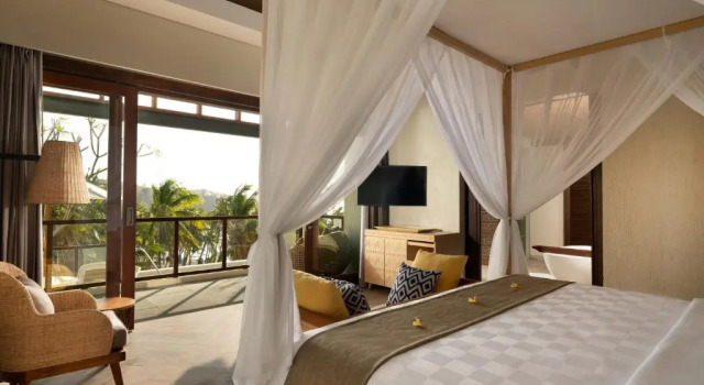 Вилла c 1 комнатой с видом на море The Kayana Beach Lombok