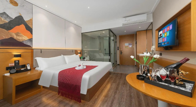 Aichen Times Hotel, Rezervasyon Otel Guangdong otoparklı oteller, Otopark