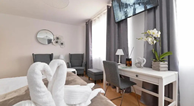 Номер Standard Chambres Vignes et Châteaux