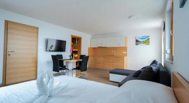 Студия Classic с балконом PJ Apartments & Wellness