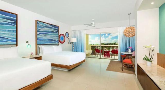 Двухместный полулюкс с тропическим видом из окна Dreams Puerto Morelos Resort & Spa - All Inclusive