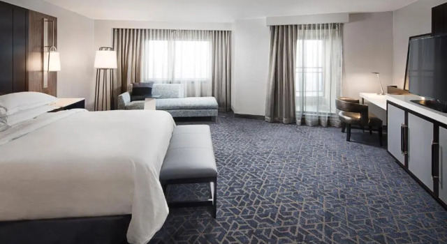 Двухместный номер High Floor Corner Charles river view Hilton Boston Back Bay