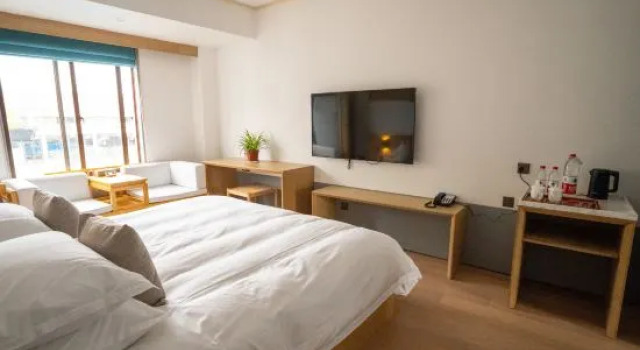 Двухместный люкс Deluxe Yihaoquan Piaofu Hot Spring Hotel