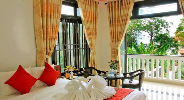 Двухместный номер Standard с балконом Green Island Villa Hoi An