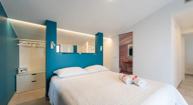 Двухместный номер Superior с балконом и с видом на море Casa Clementina Marciano