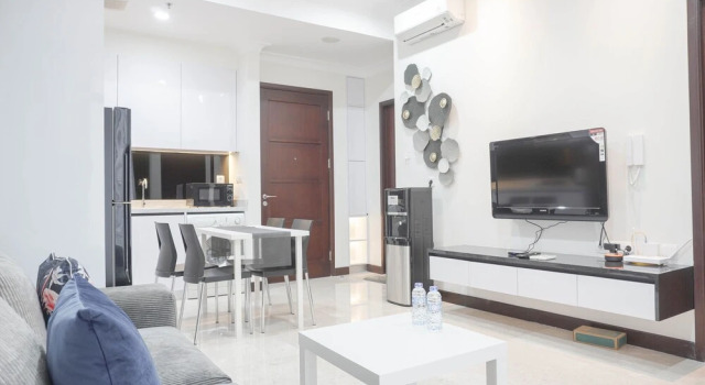 Elegant And Comfy 2Br At Permata Hijau Suites Apartment, Book Apartment Kebayoran Lama Jakarta, near Binus University