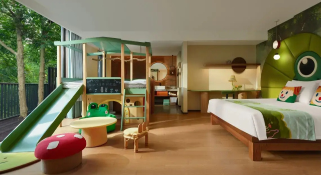 Двухместный семейный номер Standard с видом на внутренний двор Wonderland Resort, Hangzhou Jiande, A Tribute Portfolio Resort