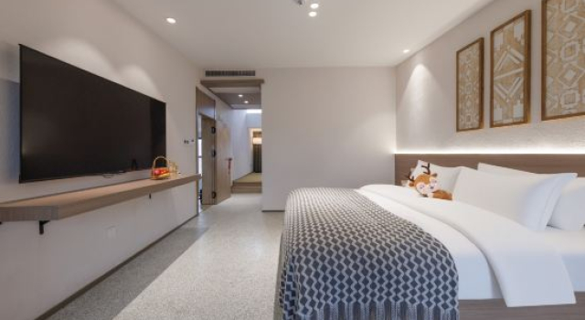 Люкс Comfort с видом на сад Floral Hotel · Bengbu Sanzhi Xiaolu Hotel