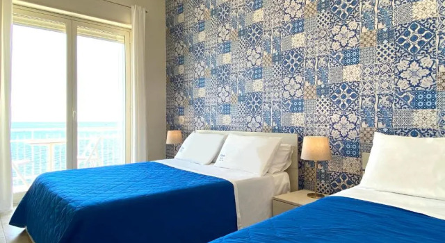 Трёхместный номер Standard с видом на море Nina B&B