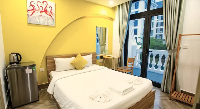 Люкс Deluxe с балконом Teddy 108 Homestay & Cafe - 3 stars - Grand World Phu Quoc