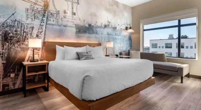 Номер Standard Cambria Hotel Portland Downtown Old Port