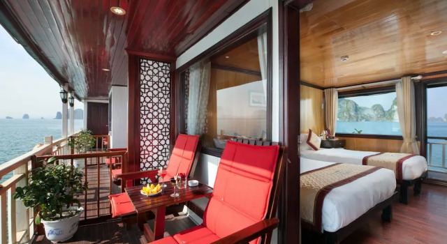 Двухместный номер Deluxe с балконом Garden Bay Luxury Cruise