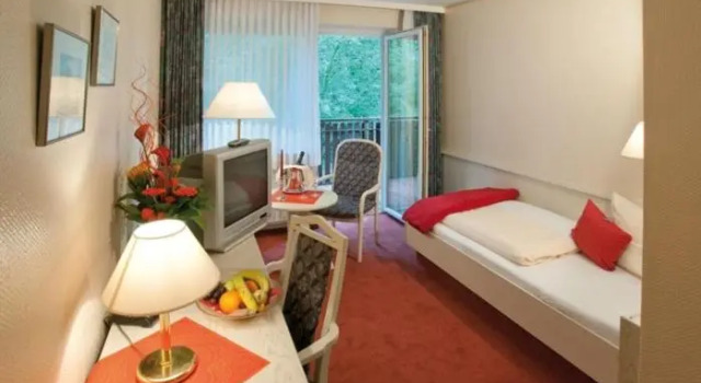 Одноместный номер Standard с балконом Hotel Ilmenautal inklusive THERMEplus