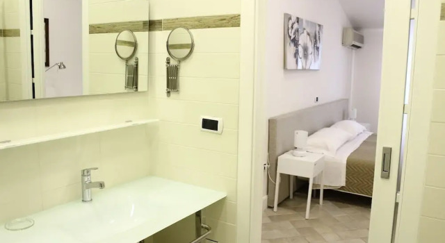 Трёхместный номер Luxury с балконом и с видом на город Attico Luxury B&B