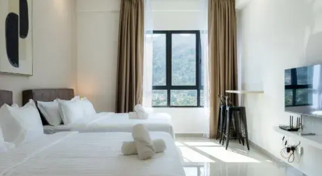 Люкс с видом на город Sunshine Residence Suites
