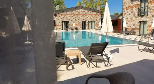 Двухместный номер Standard с видом на бассейн Ağva Casa Rosa Bungalov Otel