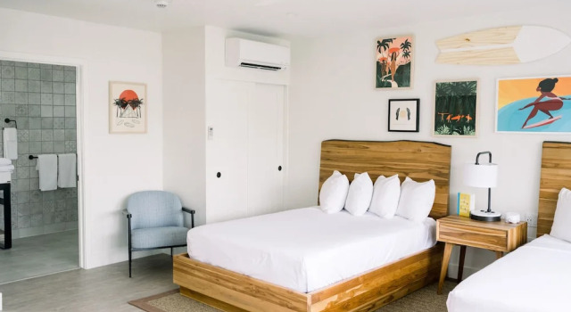 Четырёхместный номер Standard с частичным видом на океан Laguna Surf Lodge by SCP Hotels