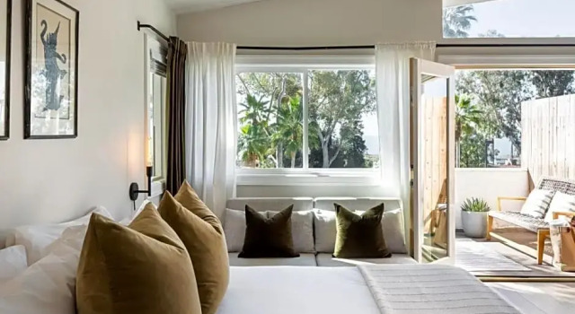 Двухместный номер Standard с балконом и с видом на океан Le Petit Pali Laguna Beach