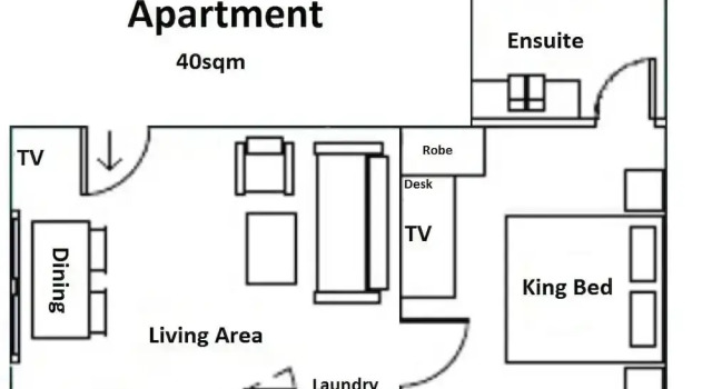 Апартаменты Superior c 1 комнатой Botanic City Apartments