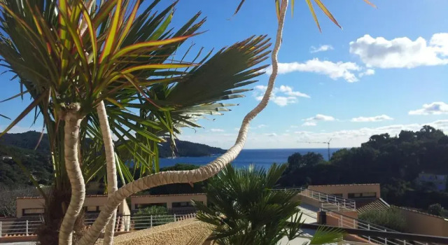 Студия Мансарда с видом на море Golfe de Saint Tropez Terrasses de Sylvabelle Gigaro