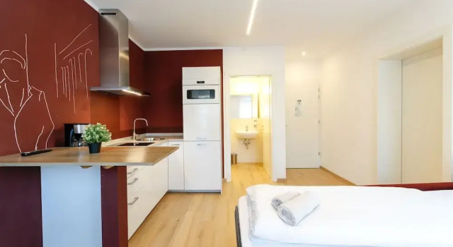Двухместные апартаменты с видом на город Apartment Terme