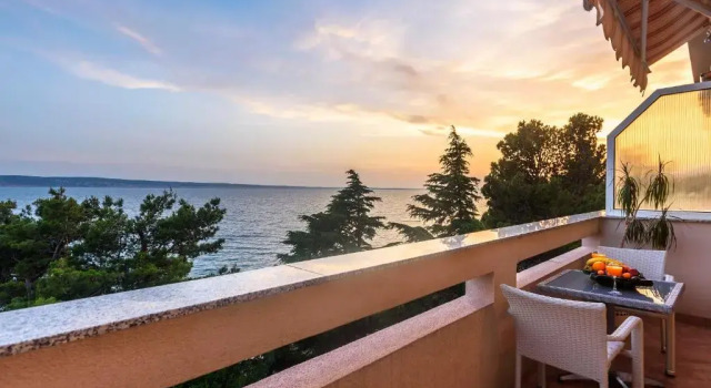 Двухместный номер Standard с балконом и с видом на море Villa Vicko