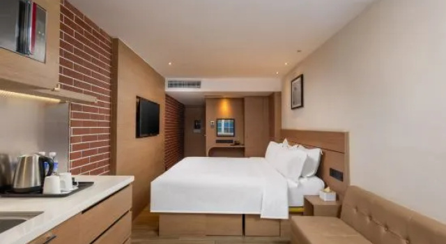 Двухместный номер Standard с красивым видом из окна Bridal Tea House Hotel YanTai Laishan