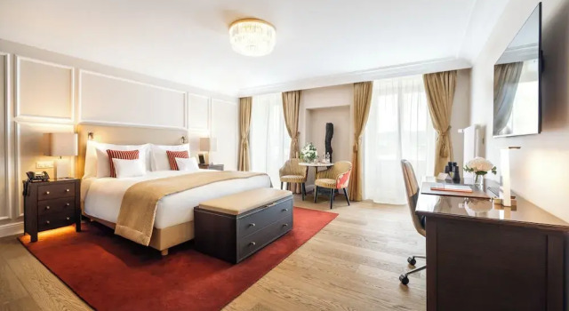 Двухместный номер Deluxe с видом на озеро Grand Hotel National Luzern