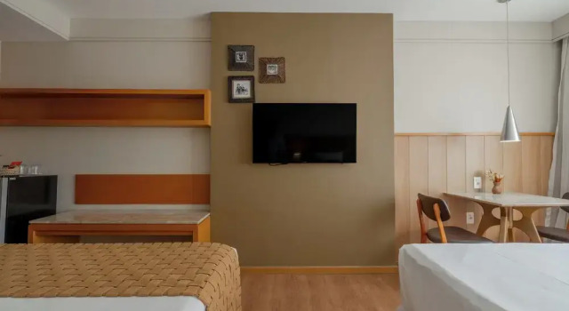 Четырёхместный номер Standard с видом на бассейн Afago Mareiro Hotel