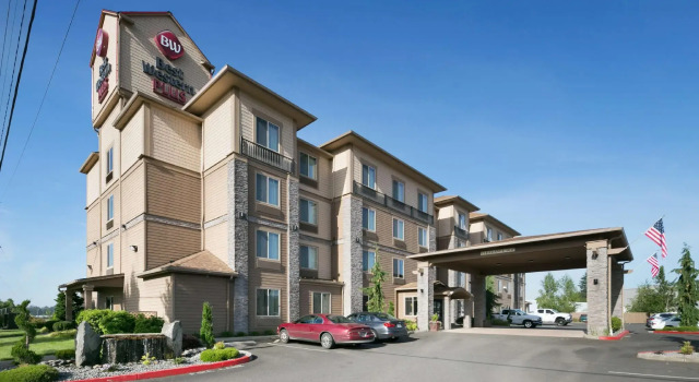 Кровать в общем номере Best Western Plus Port of Camas-Washougal Convention Center