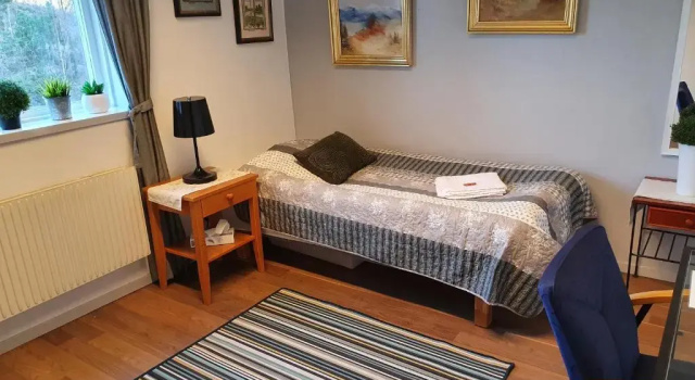 Номер Standard с видом на сад Brukshotellet Skinnsberg