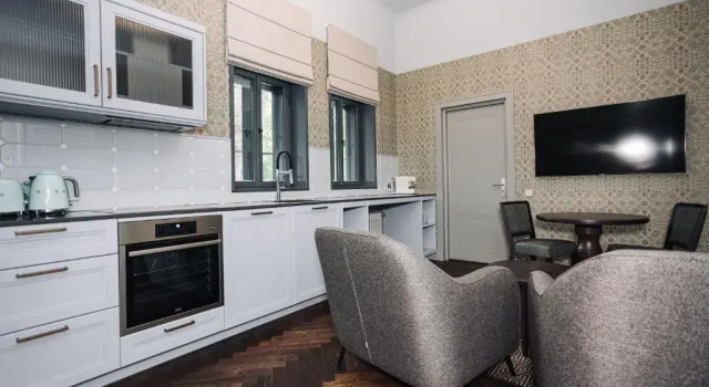 Апартаменты c 1 комнатой Roze Peldu Residence