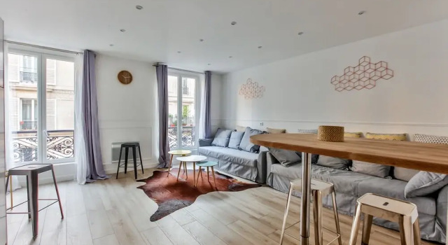 17 - Luxury Parisian Flat Montorgueil 2, Забронировать Отель Париж Иль-де-Франс, рядом с Гран Бульвар