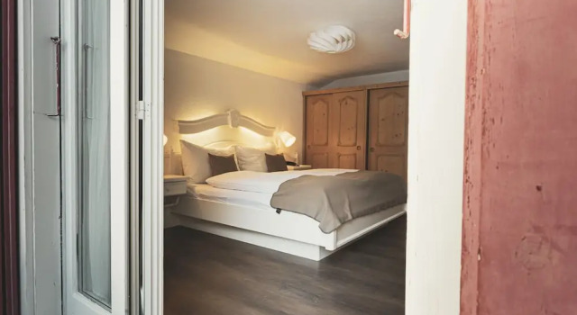 Двухместный номер Standard с балконом и с видом на горы Hotel THE LARIX ski-in ski-out