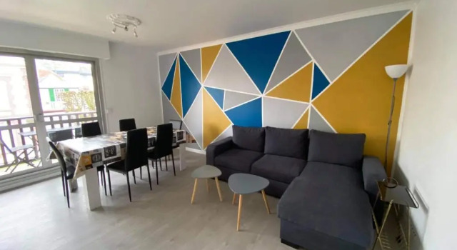 Cabourg centre, appartement pour 5 personnes à 100m de la mer