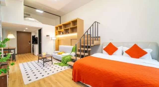 Люкс Yijianfang Warm Residence Serviced Apartment