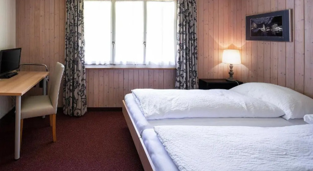 Двухместный номер Standard Jungfrau Lodge, Swiss Mountain Hotel