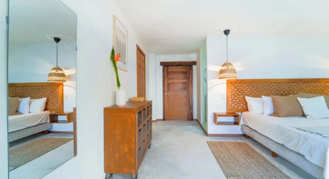 Двухместный номер Deluxe с балконом и с видом на океан Seres Sayulita Beach Hotel