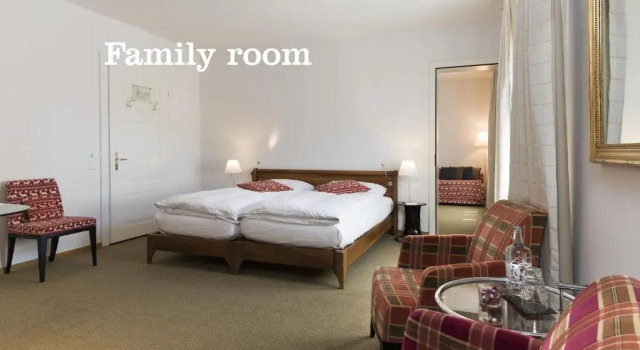 Семейный номер Standard Hotel Saratz Pontresina Mountain Resort & Spa