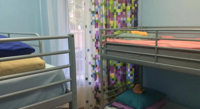 Кровать в общем номере (женский номер) 7 Sky Hostel на Красносельской
