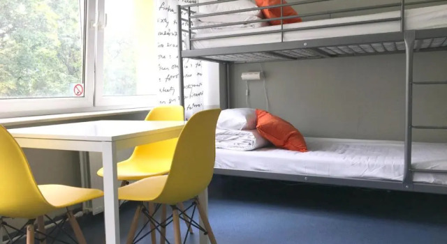 Кровать в общем номере Cloud Hostel