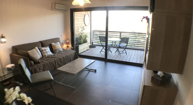 Studio Standing avec terrasse et Piscine